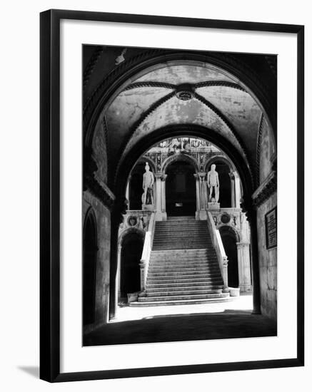 Stairway of the Giants Inside the Doge's Palace-null-Framed Photographic Print