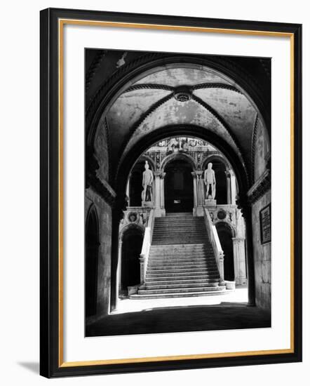 Stairway of the Giants Inside the Doge's Palace-null-Framed Photographic Print