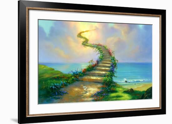 Stairway to Heaven-Jim Warren-Framed Art Print