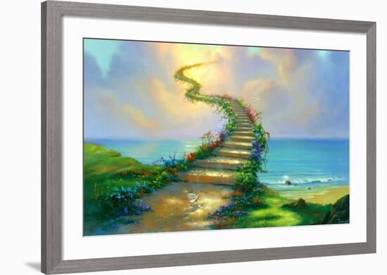 Stairway to Heaven-Jim Warren-Framed Art Print