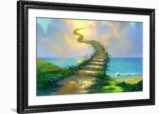 Stairway to Heaven-Jim Warren-Framed Art Print