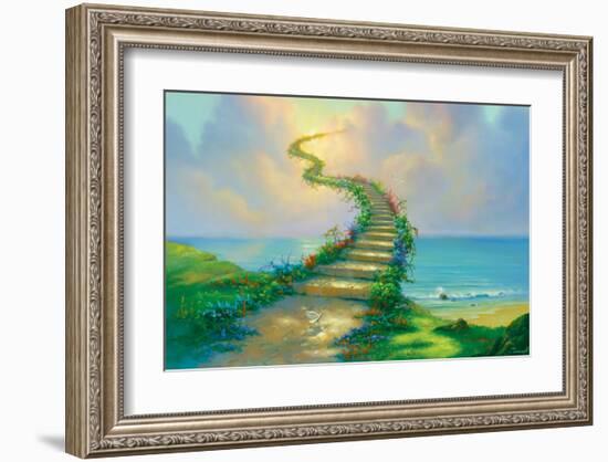 Stairway to Heaven-Jim Warren-Framed Premium Giclee Print