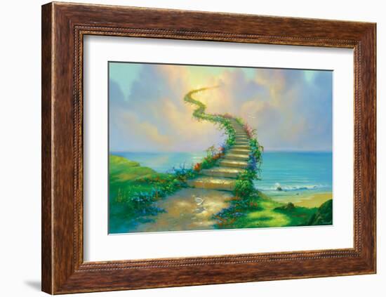 Stairway to Heaven-Jim Warren-Framed Premium Giclee Print