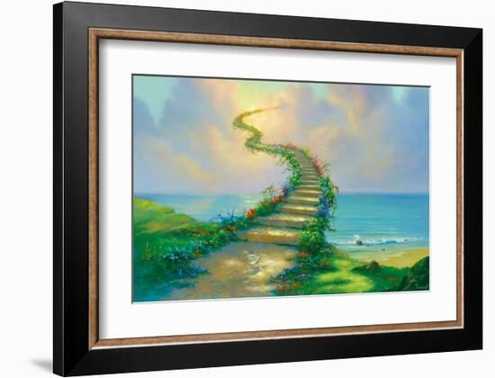 Stairway to Heaven-Jim Warren-Framed Premium Giclee Print