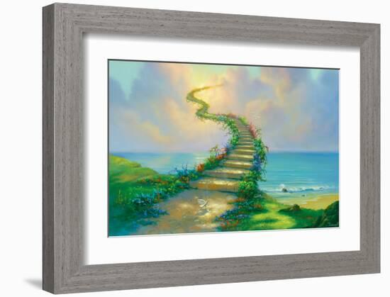 Stairway to Heaven-Jim Warren-Framed Premium Giclee Print