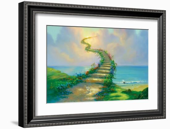 Stairway to Heaven-Jim Warren-Framed Premium Giclee Print