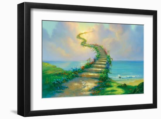 Stairway to Heaven-Jim Warren-Framed Premium Giclee Print