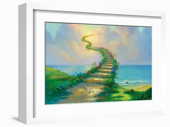 Stairway to Heaven-Jim Warren-Framed Premium Giclee Print