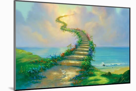 Stairway to Heaven-Jim Warren-Mounted Premium Giclee Print