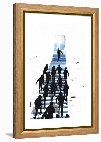 Stairway to Heaven-Alex Cherry-Framed Stretched Canvas