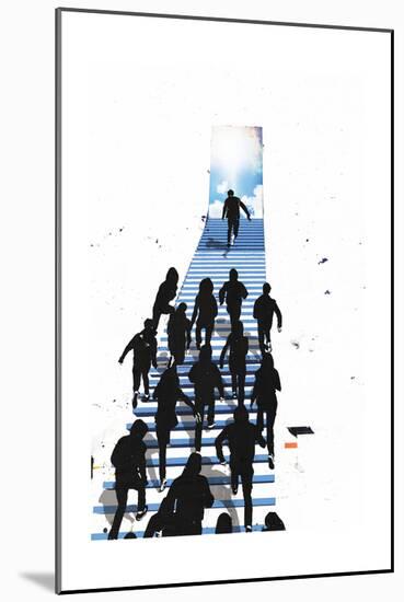 Stairway to Heaven-Alex Cherry-Mounted Premium Giclee Print
