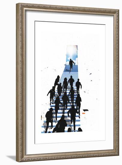 Stairway to Heaven-Alex Cherry-Framed Art Print
