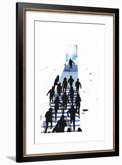 Stairway to Heaven-Alex Cherry-Framed Art Print