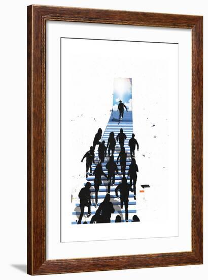 Stairway to Heaven-Alex Cherry-Framed Art Print