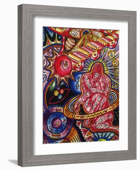 Stairway to Heaven-Abstract Graffiti-Framed Giclee Print