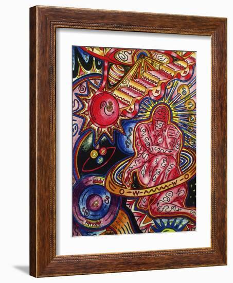 Stairway to Heaven-Abstract Graffiti-Framed Giclee Print