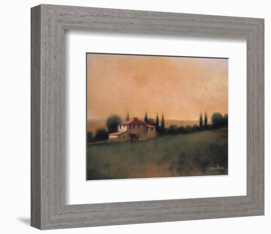 Stairway to Tuscany-Thomas Stotts-Framed Art Print