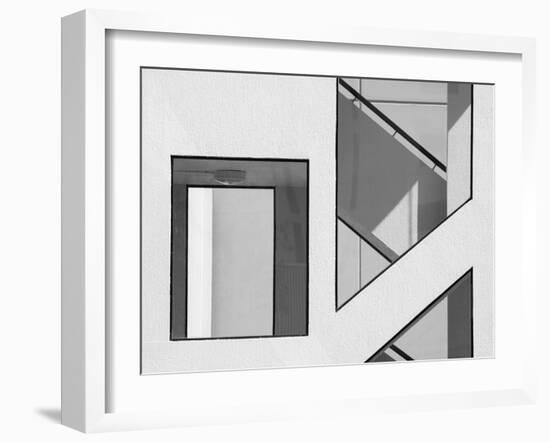 Stairwell Geometry-Jacqueline Hammer-Framed Photographic Print