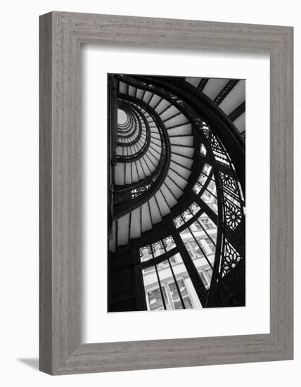 Stairwell The Rookery Chicago IL-Steve Gadomski-Framed Photographic Print