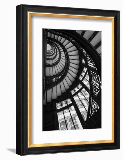 Stairwell The Rookery Chicago IL-Steve Gadomski-Framed Photographic Print