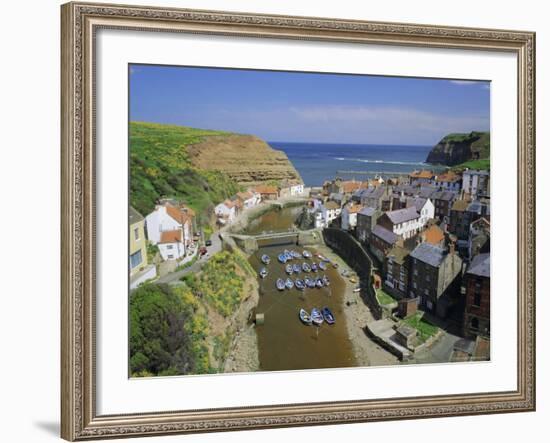 Staithes, Yorkshire, England, UK, Europe-Roy Rainford-Framed Photographic Print