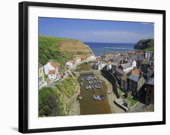 Staithes, Yorkshire, England, UK, Europe-Roy Rainford-Framed Photographic Print