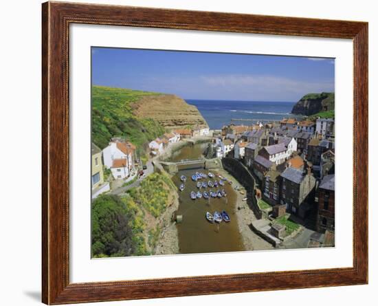 Staithes, Yorkshire, England, UK, Europe-Roy Rainford-Framed Photographic Print