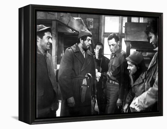 Stalag 17, Harvey Lembeck, Robert Strauss, William Holden, Richard Erdman, Neville Brand, 1953-null-Framed Stretched Canvas