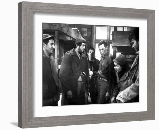 Stalag 17, Harvey Lembeck, Robert Strauss, William Holden, Richard Erdman, Neville Brand, 1953-null-Framed Photo