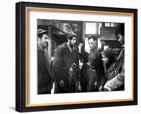 Stalag 17, Harvey Lembeck, Robert Strauss, William Holden, Richard Erdman, Neville Brand, 1953-null-Framed Photo