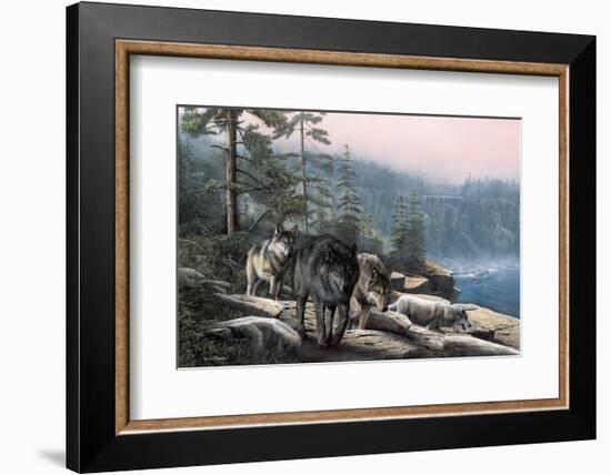 Stalking the Bluffs-Kevin Daniel-Framed Art Print