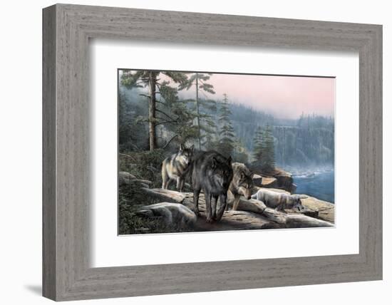 Stalking the Bluffs-Kevin Daniel-Framed Art Print