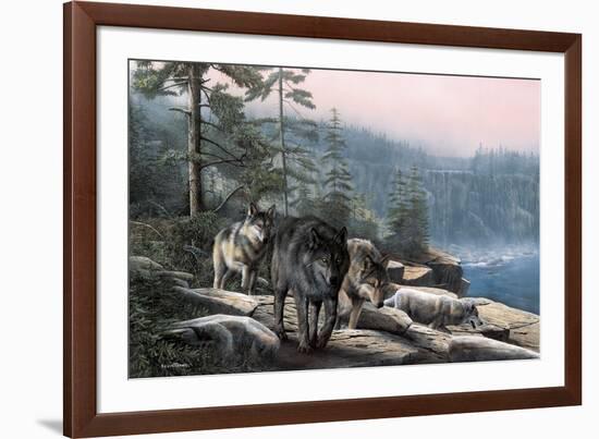 Stalking the Bluffs-Kevin Daniel-Framed Art Print