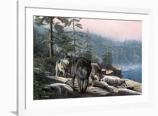 Stalking the Bluffs-Kevin Daniel-Framed Art Print