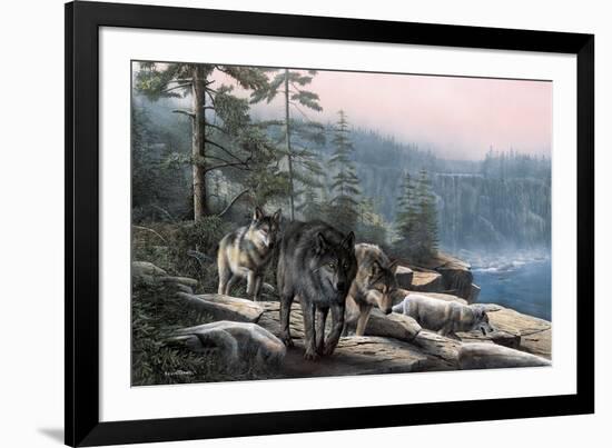 Stalking the Bluffs-Kevin Daniel-Framed Art Print