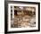 Stall Selling Cheese, Fruit Cake and Sausages at Christmas Market on Maxheinhardtplatz-Richard Nebesky-Framed Photographic Print