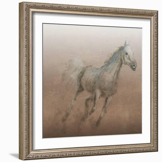 Stallion I on Leather-James Wiens-Framed Art Print