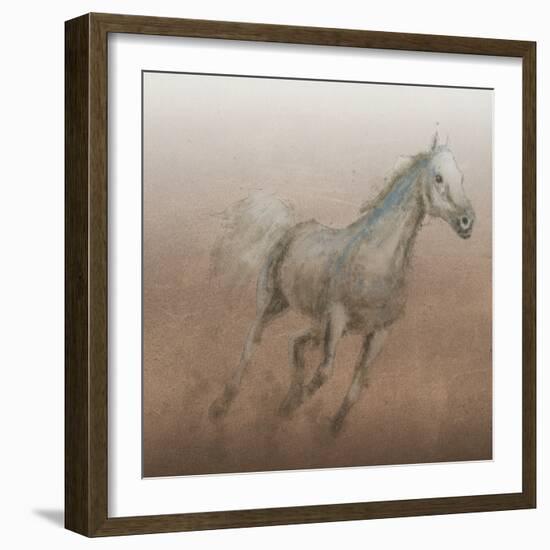 Stallion I on Leather-James Wiens-Framed Art Print