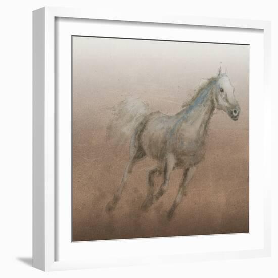 Stallion I on Leather-James Wiens-Framed Art Print