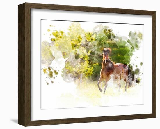 Stallion I-Chamira Young-Framed Art Print