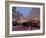 Stalls and People at Christmas Market, Stadtplatz, Steyr, Oberosterreich (Upper Austria)-Richard Nebesky-Framed Photographic Print