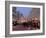 Stalls and People at Christmas Market, Stadtplatz, Steyr, Oberosterreich (Upper Austria)-Richard Nebesky-Framed Photographic Print