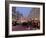 Stalls and People at Christmas Market, Stadtplatz, Steyr, Oberosterreich (Upper Austria)-Richard Nebesky-Framed Photographic Print