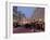 Stalls and People at Christmas Market, Stadtplatz, Steyr, Oberosterreich (Upper Austria)-Richard Nebesky-Framed Photographic Print