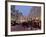 Stalls and People at Christmas Market, Stadtplatz, Steyr, Oberosterreich (Upper Austria)-Richard Nebesky-Framed Photographic Print