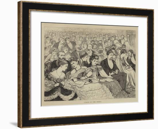 Stalls at the Opera-null-Framed Giclee Print