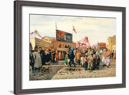 Stalls for Easter Week in Tula, 1868-Andrei Andreevich Popov-Framed Giclee Print