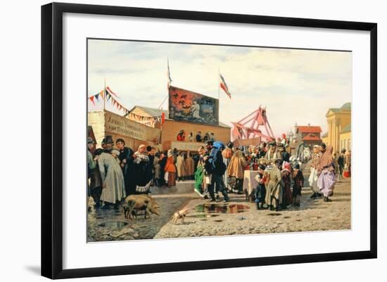 Stalls for Easter Week in Tula, 1868-Andrei Andreevich Popov-Framed Giclee Print