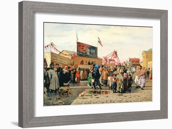 Stalls for Easter Week in Tula, 1868-Andrei Andreevich Popov-Framed Giclee Print