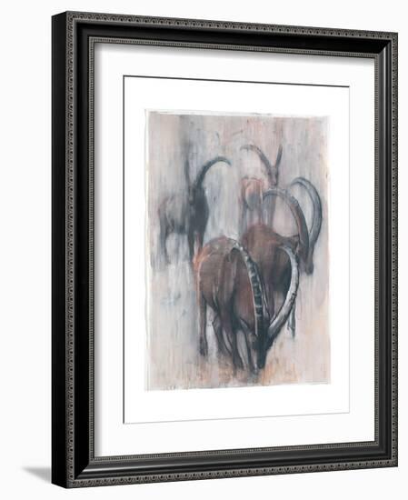 Stambecchi in Estate-Mark Adlington-Framed Giclee Print